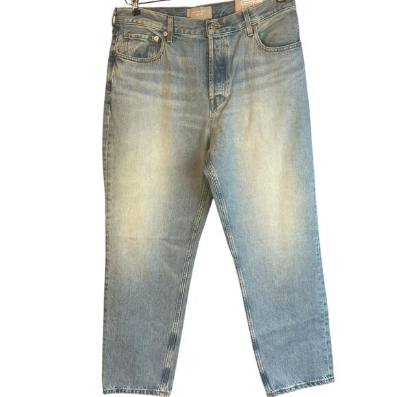 Everlane The ’90s Cheeky Jean Vintage Sunbleached Blue Straight Leg Size 32 NWT - Picture 2 of 13